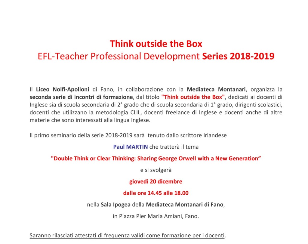 think outside the box