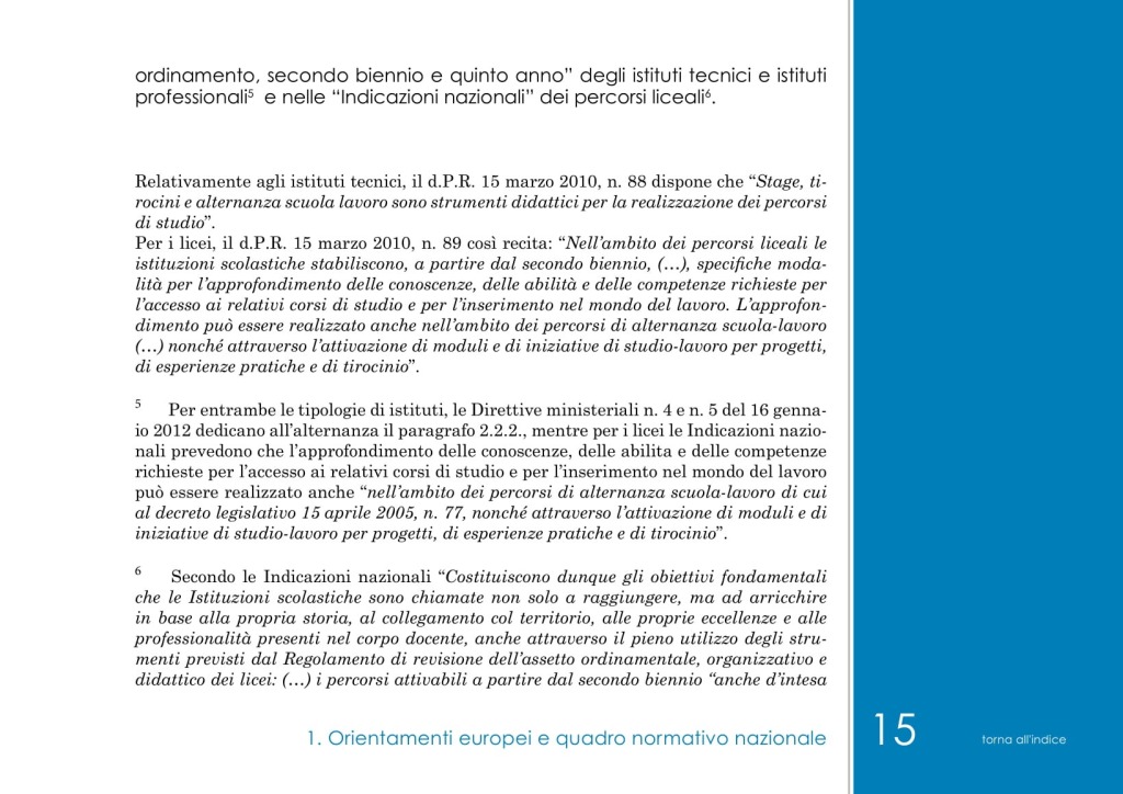 normativa alternzanza 10